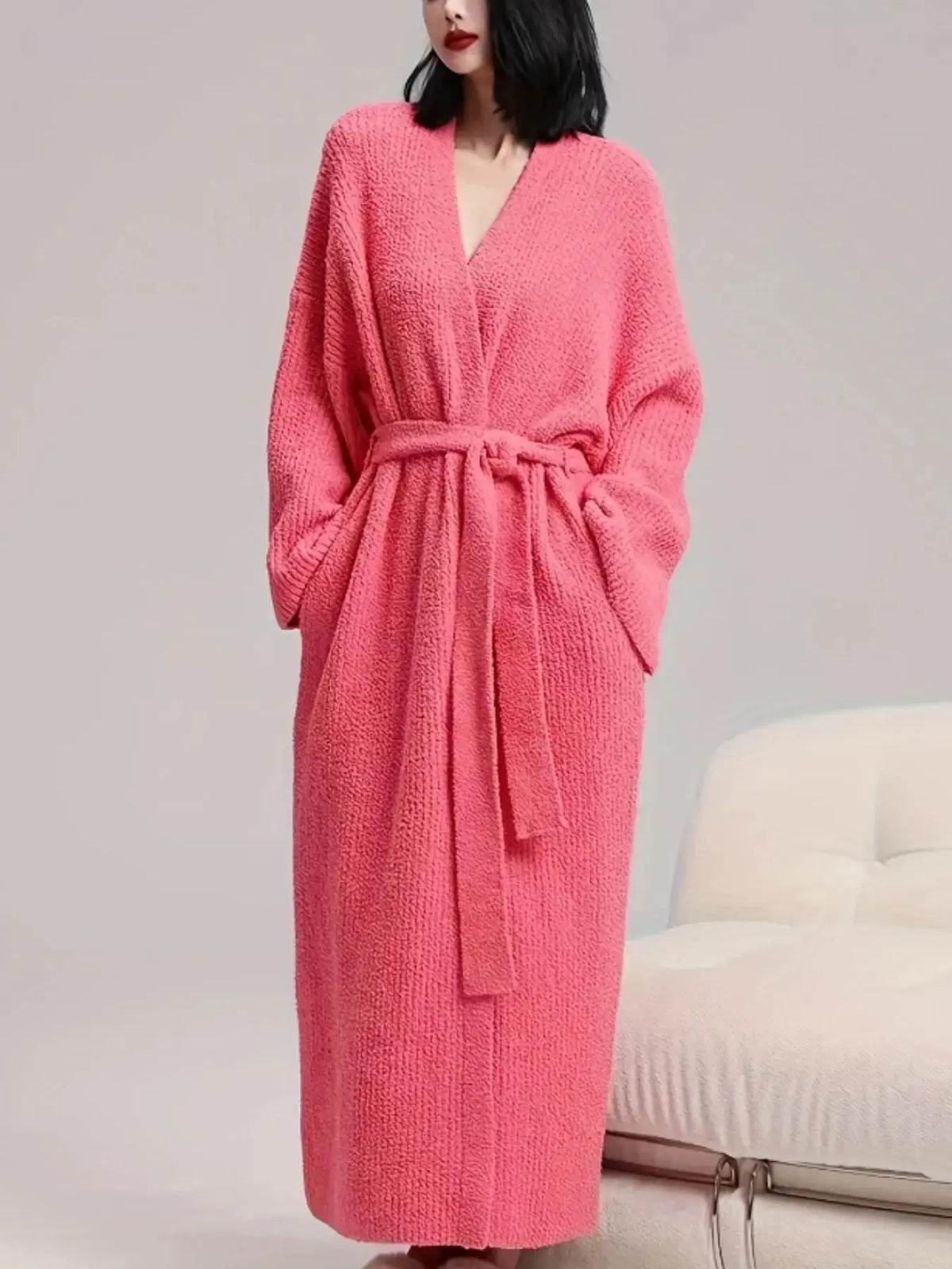 Double-Sided Fleece Robe