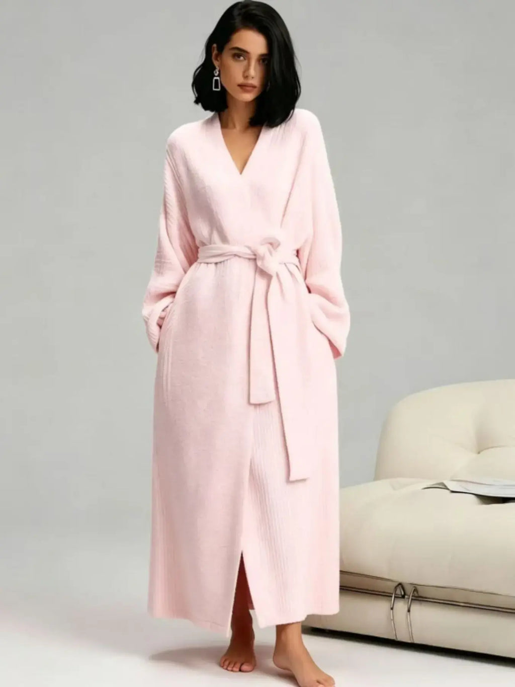 Double-Sided Fleece Robe