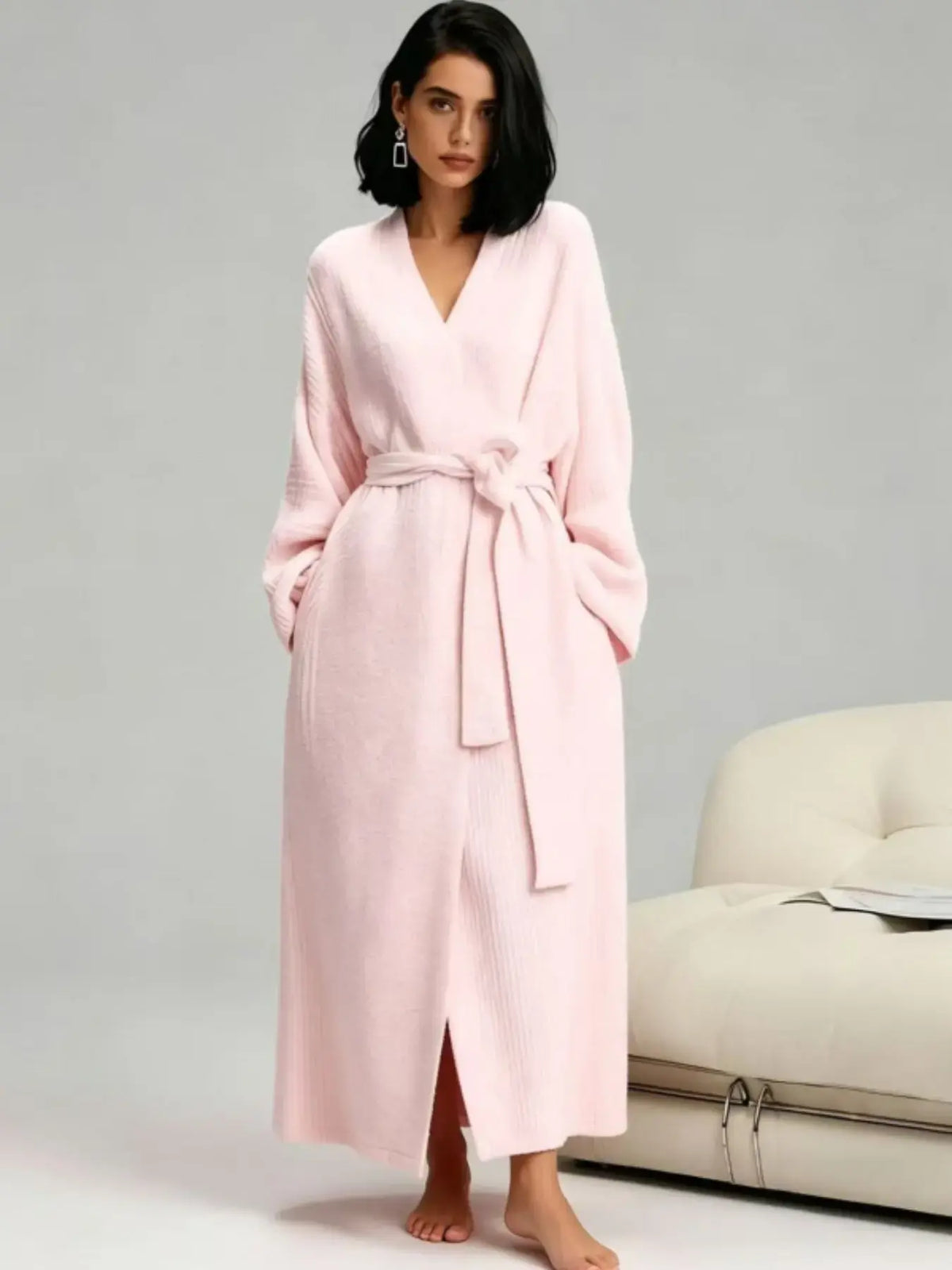Double-Sided Fleece Robe